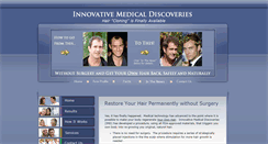 Desktop Screenshot of innovativemedicaldiscoveries.com